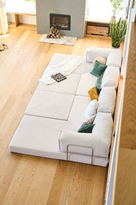 Atelier Del Sofa Kanyon - Sofá-Cama Esquinero Crema Atelier Del Sofa Kanyon - Sofá-Cama Esquinero Crema